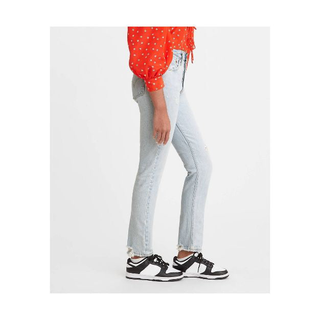 501 high rise skinny sales jeans