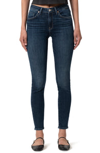 Tess High Rise Skinny - Dark Brushed Flex Blue