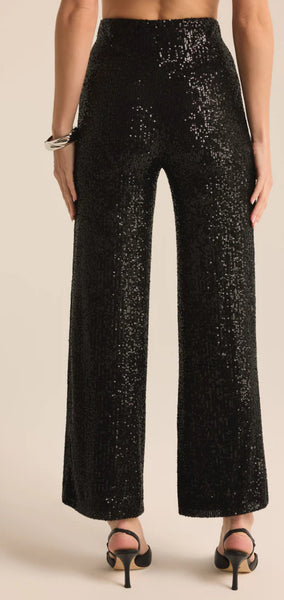 SKYLAR SEQUIN CROPPED PANT