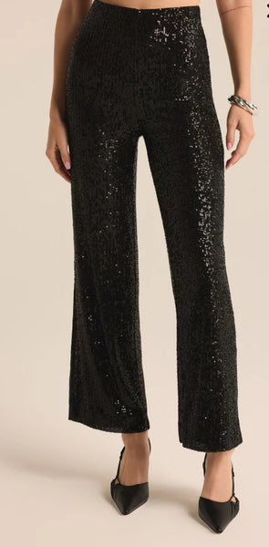 SKYLAR SEQUIN CROPPED PANT