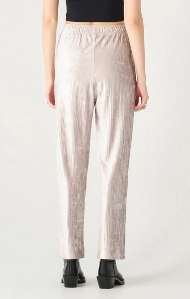 PACE PULL ON PLISSÉ VELVET PANT