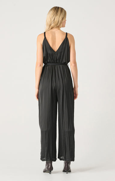 EVE TWISTED STRAP WRAP JUMPSUIT