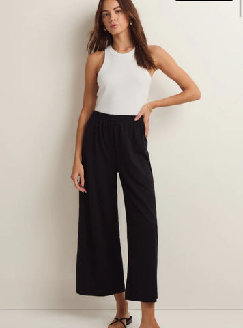 SCOUT TEXTURED SLUB PANT- Blk