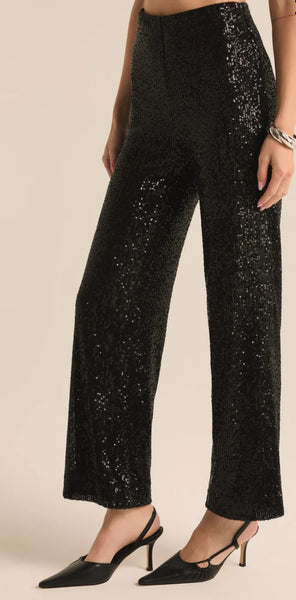 SKYLAR SEQUIN CROPPED PANT