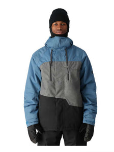 Men’s Geo Insulated Jacket - Stellar Blue Colourblock