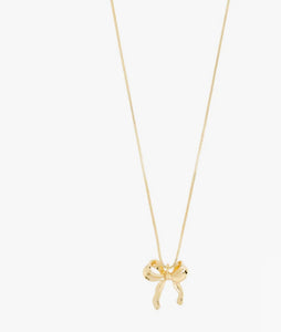 CASSIAN BOW NECKLACE - Gold Plated