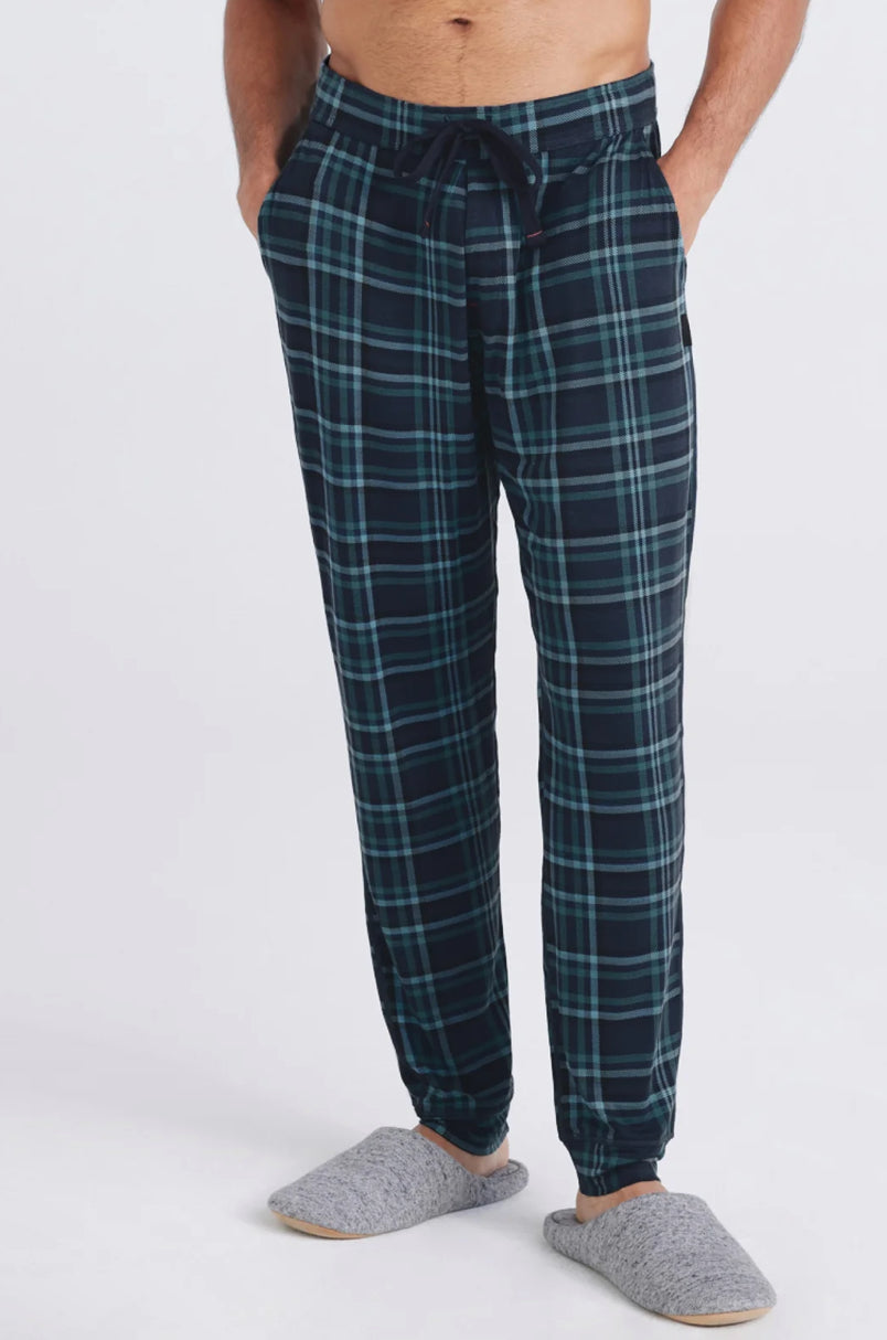 SNOOZE PANT FLANNEL - Dark Denim