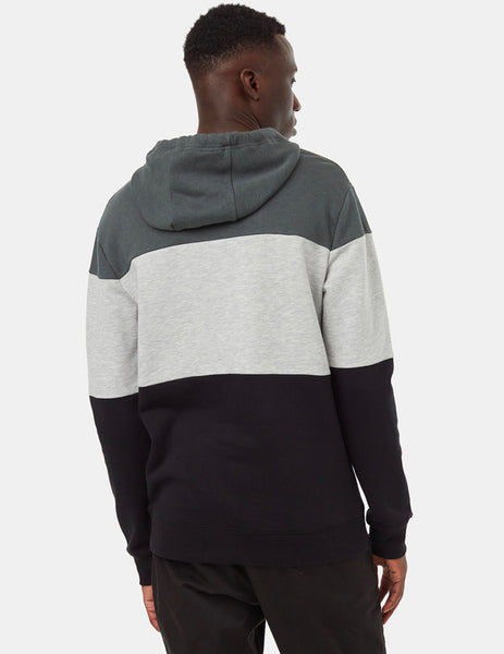 Treefleece Blocked Reynard Hoodie - Urban Green,Hi Rise Grey Heather,Meteorite Black