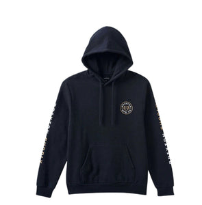 Crest Hoodie - Black/Sand/White