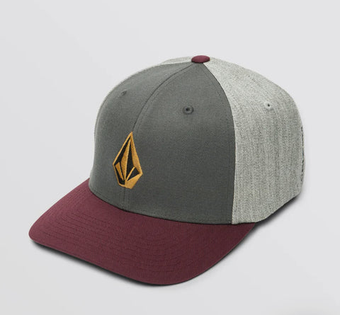 Full Stone Hthr FlexFit Hat - Merlot