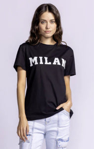 Catalina Top - Black Milan