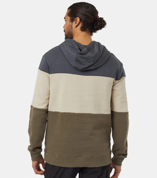 TreeFleece Blocked Reynard Hoodie - Graphite/Pale Oak/Tundra