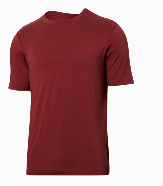 Drop Temp Short Sleeve Crew - Red Clay