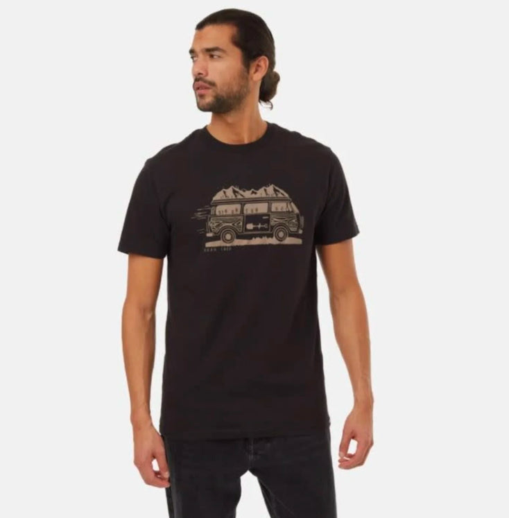 Road Trip T-shirt - Meteorite Black, Fossil