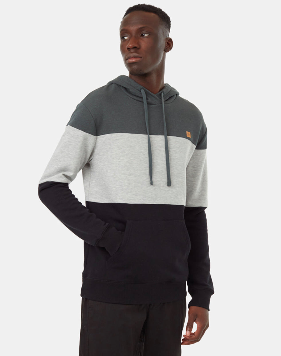 Treefleece Blocked Reynard Hoodie - Urban Green,Hi Rise Grey Heather,Meteorite Black