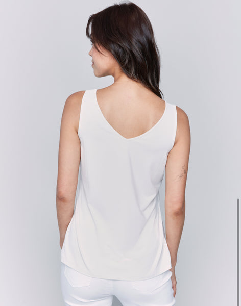 Reversible Bamboo Cami - Cream