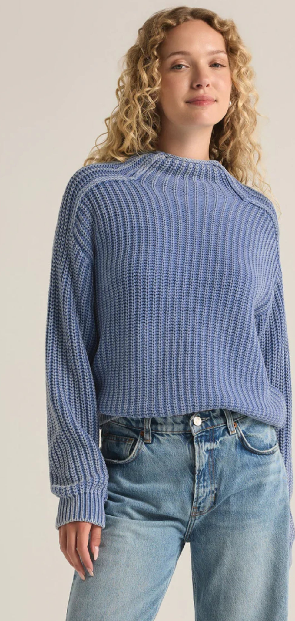 Carraway Sweater - Washed Indigo