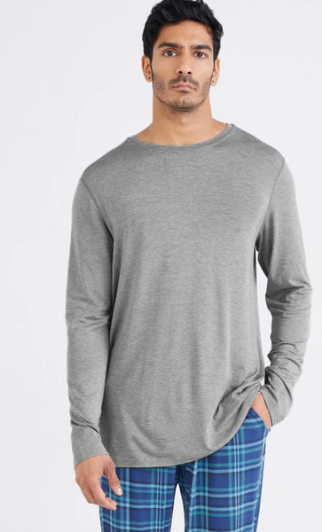 SNOOZE SUPER SOFT MODAL LONG SLEEVE - Dark Grey