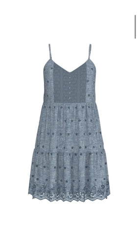 Cora Dress - Light Blue Denim