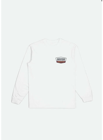 Regal Long Sleeve - White/Charcoal/Mahogany