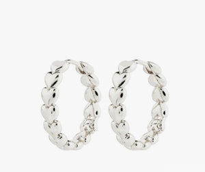 MAEVE HOOP EARRINGS - Silver Plated