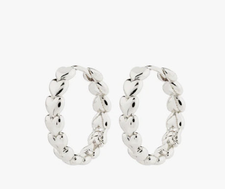 MAEVE HOOP EARRINGS - Silver Plated