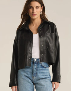 All Day Faux Leather Jacket