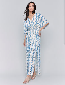 Sammie Dress - Geo Blue