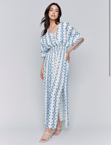 Sammie Dress - Geo Blue