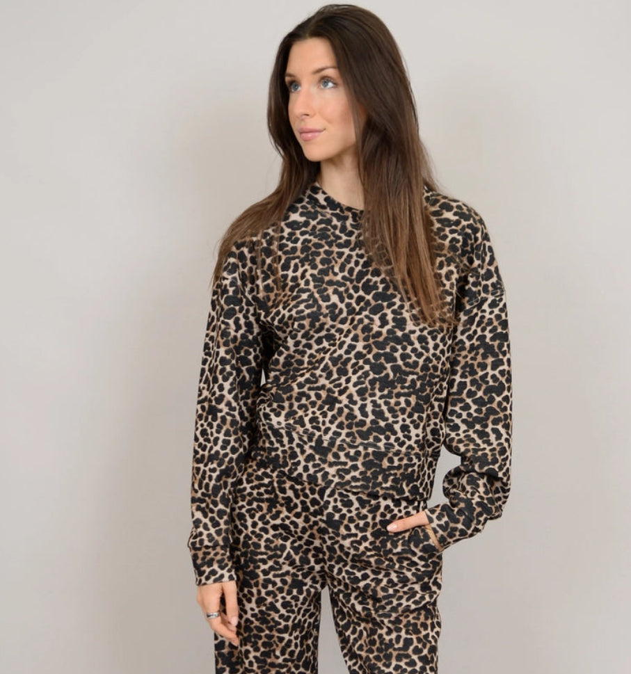 Lucie Leopard Soft Knit Pullover - Leopard