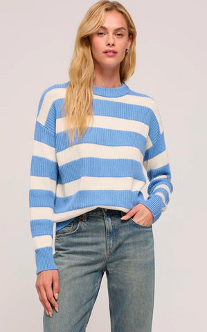 Boyfriend Sailor Sweater - Blue River