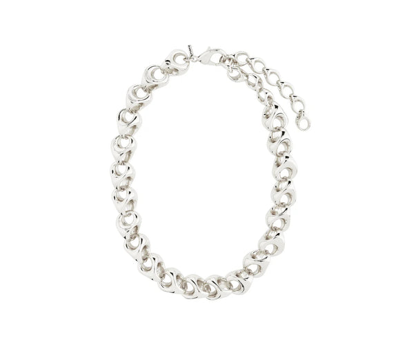 DUNE RECYCLED NECKLACE SILVER-PLATED