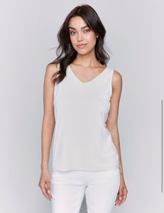 Reversible Bamboo Cami - Cream