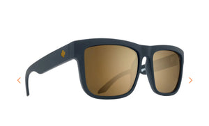 DISCORD-Frame Soft Matte Black Lens Happy Bronze with Gold Spectra Mirror