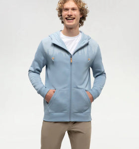 Juniper Zip Hoodie Blue Haze