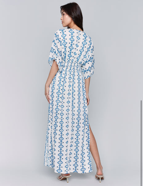 Sammie Dress - Geo Blue