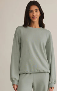 Boyfriend Sweatshirt - Sage Green