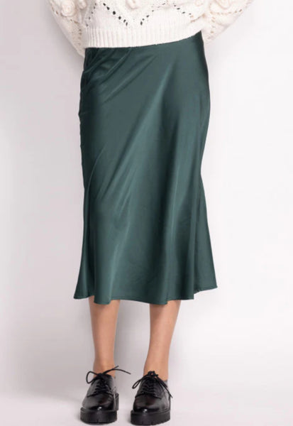 Lena Skirt - Emerald Green