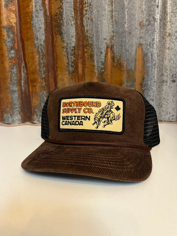 Western Canada Antique Gold Trucker Hat