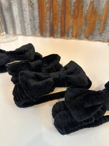 SPA BOW HEADBANDS - Black