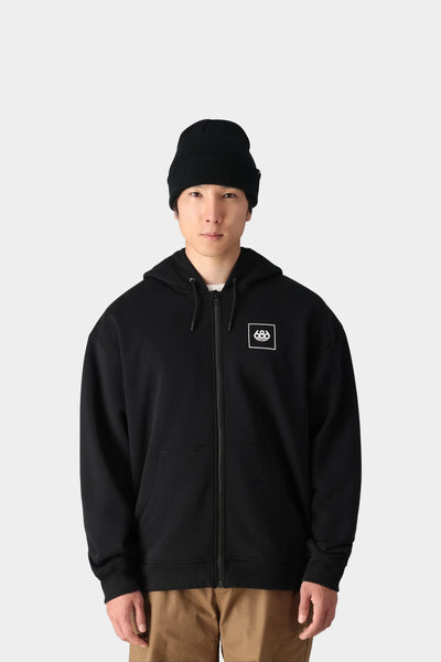 Knockout Script Zip Hoodie - Black