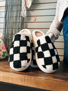 Checkered Slippers