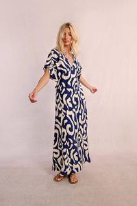 VENICE LING PRINTED DRESS