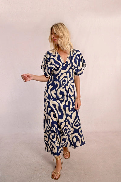 VENICE LING PRINTED DRESS