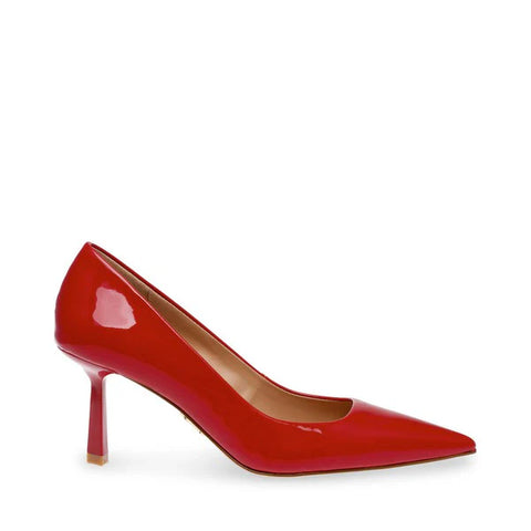 VIVION RED PATENT HEEL