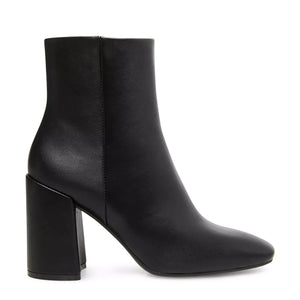 While Ankle Bootie -Blk Paris