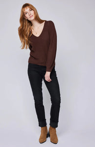 Hailey Pullover Sweater- Expresso