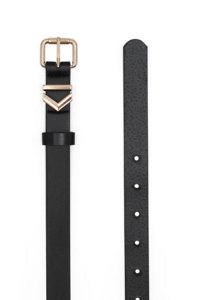 FLEUR BELT IN BLACK