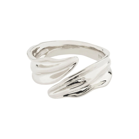 ELISSA RECYCLED RING SILVER-PLATED