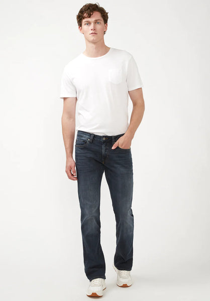 Slim Bootcut King Sanded Dark Jeans